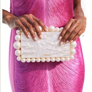 Cult Gaia Eos Pearl Clutch